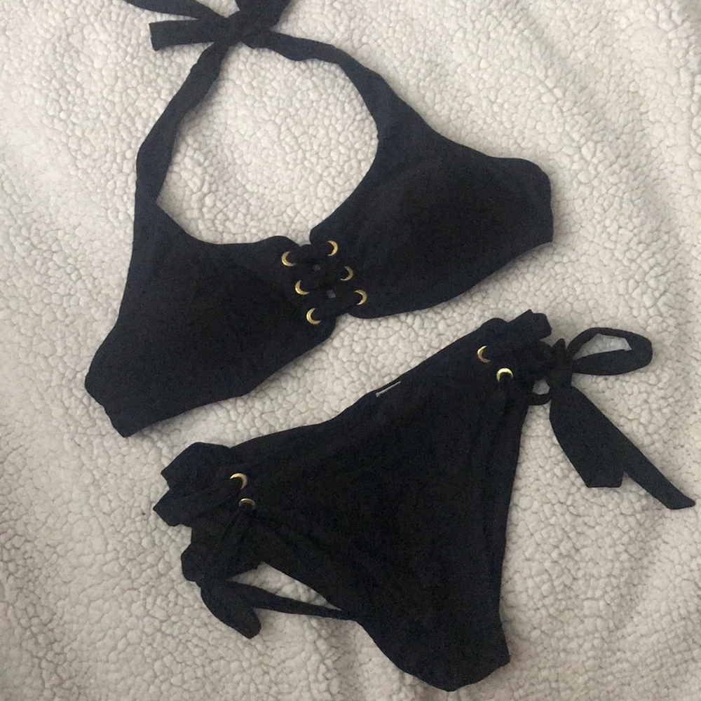 Black Abercrombie Bikini - Size L